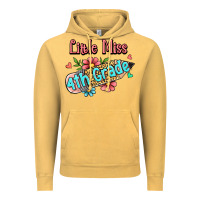 Vintage Mustard little miss fourth grade Vintage Hoodie - RanaPortraitStore