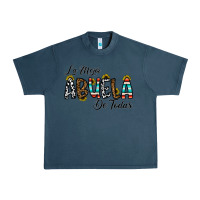 Midnight Navy la mejor abuela de todas Urban Heavy Tee - CowhideDigitalArt
