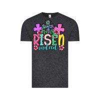 Vintage Black Easter Day He is risen indeed Vintage Tee - OliviaCreatesArt