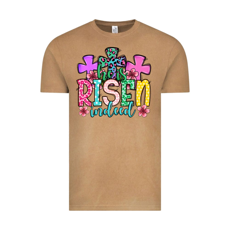 Easter Day He Is Risen Indeed Vintage Tee by OliviaCreatesArt | Teevron