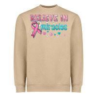 Mushroom believe in miracles with ribbon Heavyweight Sweatshirt - HRA Design Shop