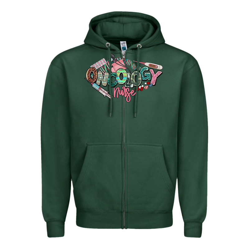 Oncology Nurse Western Zipper Hoodie by NancyCooperArtShop | Teevron
