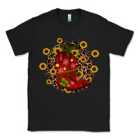 Black boots wood slice ornament Classic Tee - JahusDesignShop