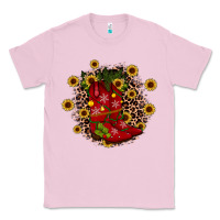 Bubblegum Pink boots wood slice ornament Classic Tee - JahusDesignShop