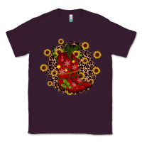 Plum boots wood slice ornament Classic Tee - JahusDesignShop