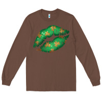 Chestnut St. Patrick's Day Lip Long Sleeve Tee - Jasminsmagicworld