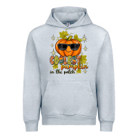 Heather Grey Coolest Pumpkin In The Patch Urban Hoodie - texasbilliewilder