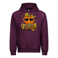 Mauve Wine Coolest Pumpkin In The Patch Urban Hoodie - texasbilliewilder