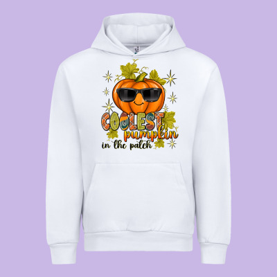 Coolest Pumpkin In The Patch Urban Hoodie Designed By Texasbilliewilder
