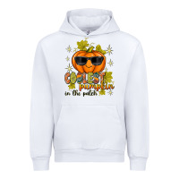 White Coolest Pumpkin In The Patch Urban Hoodie - texasbilliewilder