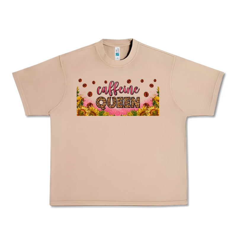 Caffeine Queen 16oz Libbey Cup Urban Heavy Tee by HRA Design Shop | Teevron