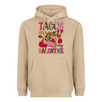 Mushroom tacos are my valentine Heavyweight Hoodie - NancyCooperArtShop