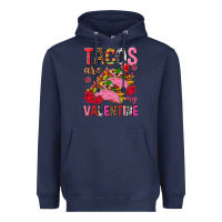 Navy tacos are my valentine Heavyweight Hoodie - NancyCooperArtShop