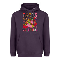 Plum tacos are my valentine Heavyweight Hoodie - NancyCooperArtShop