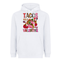 White tacos are my valentine Heavyweight Hoodie - NancyCooperArtShop
