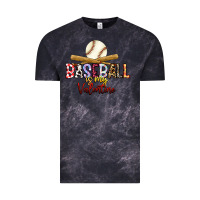 Cloud Black baseball is my valentine Vintage Tee - RacoonDesign