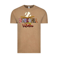 Vintage Coffee baseball is my valentine Vintage Tee - RacoonDesign