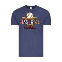 Vintage Denim baseball is my valentine Vintage Tee - RacoonDesign