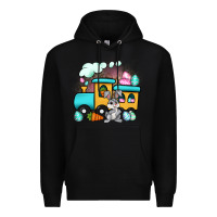 Black easter train Premium Hoodie - Artiststas