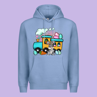 Easter Train Premium Hoodie Designed By Artiststas
