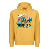 Mustard easter train Premium Hoodie - Artiststas