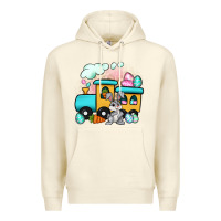 Sandshell easter train Premium Hoodie - Artiststas