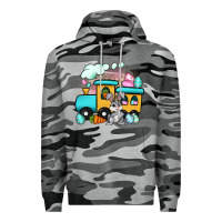 Slate Camo easter train Premium Hoodie - Artiststas