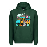 Sports Green easter train Premium Hoodie - Artiststas