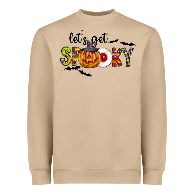 Let's Get Spooky Heavyweight Sweatshirt by CowhideDigitalArt | Teevron