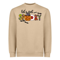 Mushroom Let's Get Spooky Heavyweight Sweatshirt - CowhideDigitalArt
