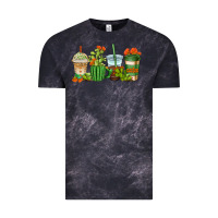Cloud Black cactus coffee cups Vintage Tee - AdoDesignShop