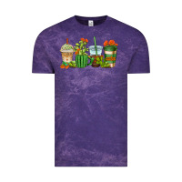 Cloud Purple cactus coffee cups Vintage Tee - AdoDesignShop