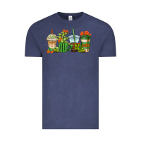 Vintage Denim cactus coffee cups Vintage Tee - AdoDesignShop