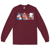 Burgundy dental cupcakes Long Sleeve Tee - AdoDesignShop