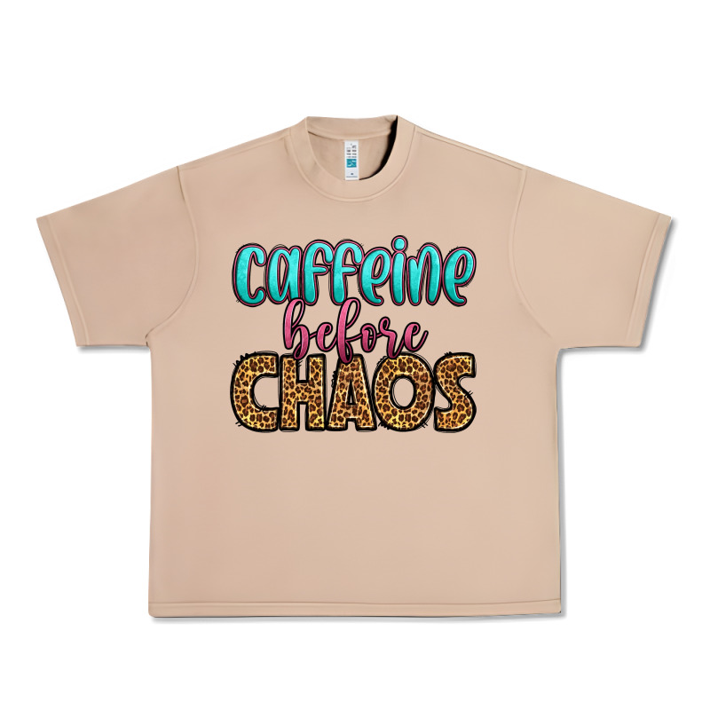 Caffeine Before Chaos Urban Heavy Tee by HRA Design Shop | Teevron