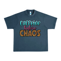 Midnight Navy caffeine before chaos Urban Heavy Tee - HRA Design Shop