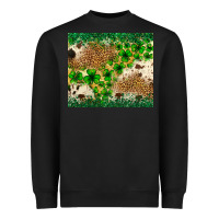 Black St. Patrick's Day shamrock tumbler St. Patricks Heavyweight Sweatshirt - Neo Western