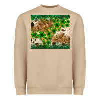Mushroom St. Patrick's Day shamrock tumbler St. Patricks Heavyweight Sweatshirt - Neo Western