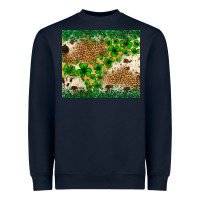 Navy St. Patrick's Day shamrock tumbler St. Patricks Heavyweight Sweatshirt - Neo Western
