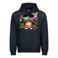 Navy 90s messy bun Urban Hoodie - texasbilliewilder