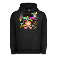 Pigment Black 90s messy bun Urban Hoodie - texasbilliewilder