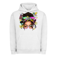 Pigment Lunar Rock 90s messy bun Urban Hoodie - texasbilliewilder