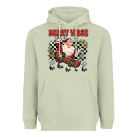 Matcha merry vibes ho ho ho Heavyweight Hoodie - MaliasSmallBusiness