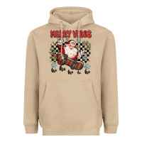 Mushroom merry vibes ho ho ho Heavyweight Hoodie - MaliasSmallBusiness