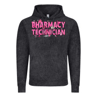 Vintage Black Breast Cancer Pharmacy Technician Vintage Hoodie - texasbilliewilder