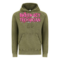 Vintage Olive Breast Cancer Pharmacy Technician Vintage Hoodie - texasbilliewilder