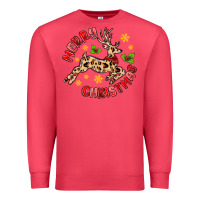 Cardinal merry christmas deer Premium Sweatshirt - MaliasSmallBusiness