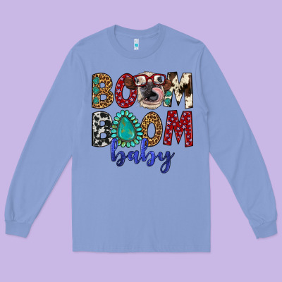 Boom Boom Baby Long Sleeve Tee Designed By Artiststas