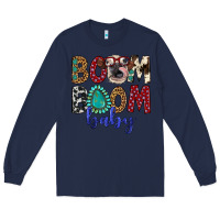 Navy boom boom baby Long Sleeve Tee - Artiststas