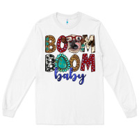 White boom boom baby Long Sleeve Tee - Artiststas